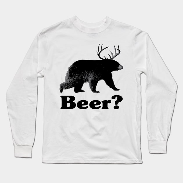 Beer? Long Sleeve T-Shirt by Stacks